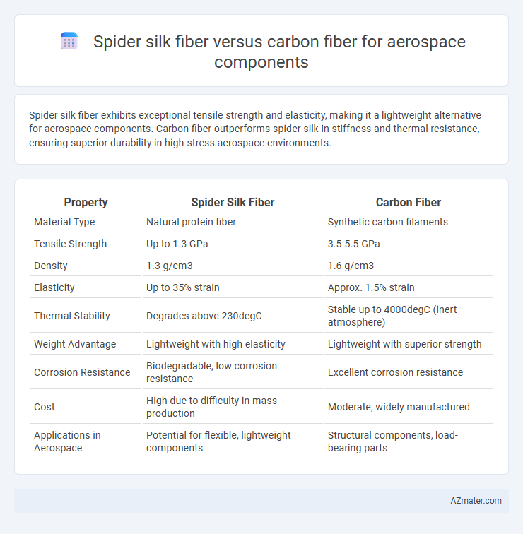 Spider silk fiber versus carbon fiber for aerospace components - What is The Difference?