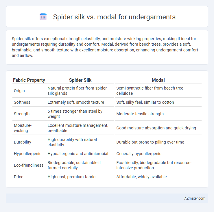 Spider silk vs. modal for undergarments - What is The Difference?
