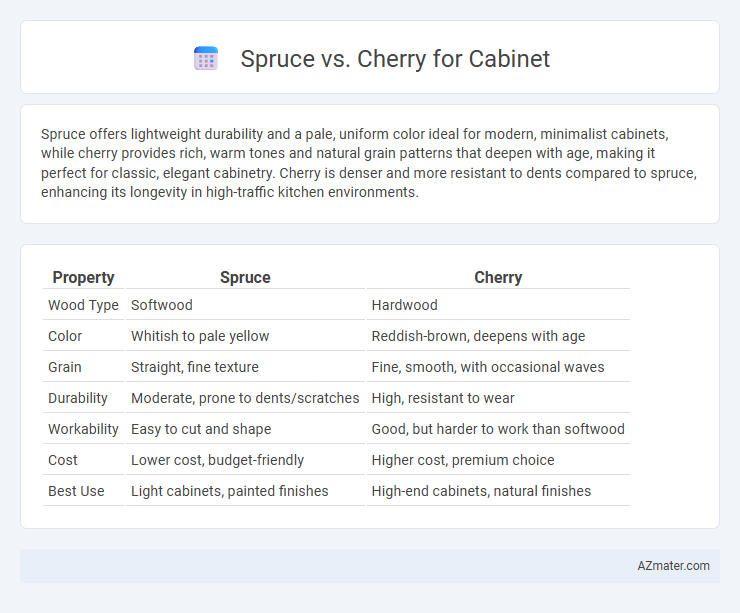 Spruce vs. Cherry for Cabinet - What is The Difference?