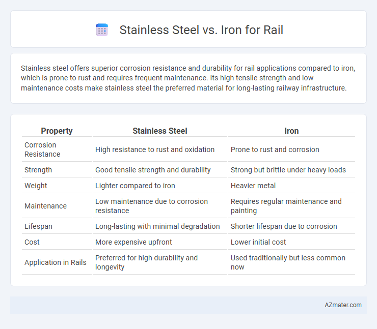 Stainless Steel vs. Iron for Rail - What is The Difference?