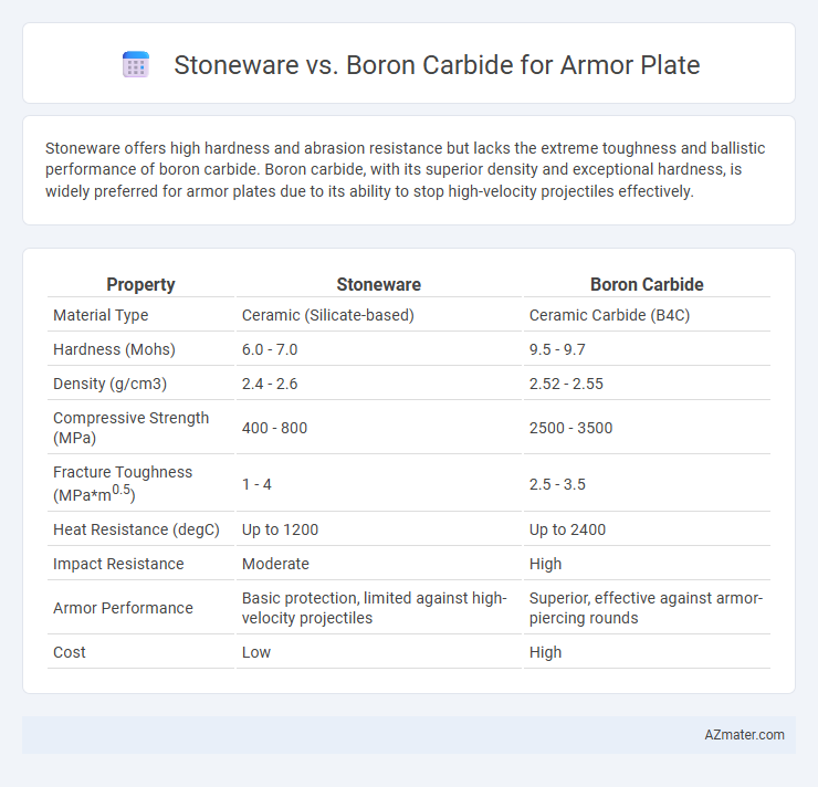 Stoneware vs. Boron Carbide for Armor Plate - What is The Difference?