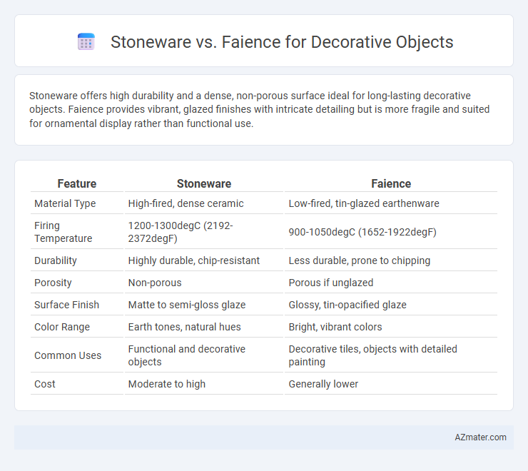 Stoneware vs. Faience for Decorative Objects - What is The Difference?