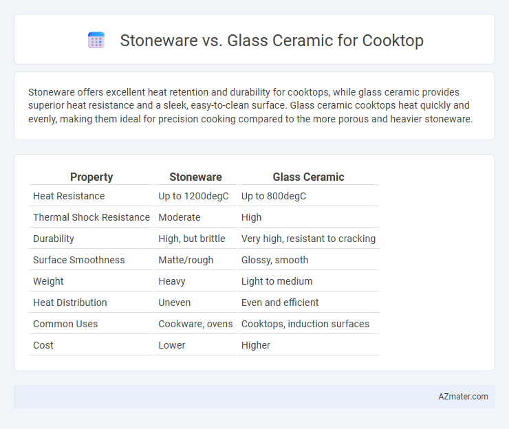 Stoneware vs. Glass Ceramic for Cooktop - What is The Difference?