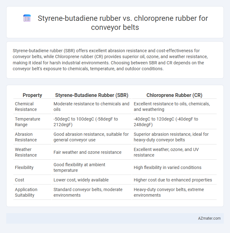 Styrene-butadiene rubber vs. chloroprene rubber for conveyor belts - What is The Difference?