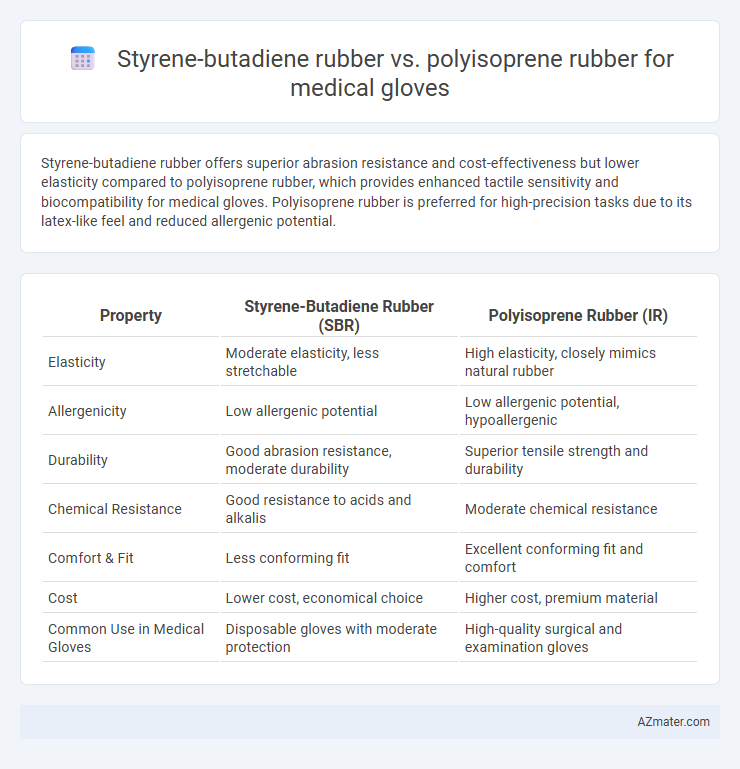 Styrene-butadiene rubber vs. polyisoprene rubber for medical gloves - What is The Difference?