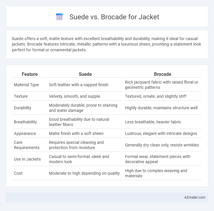 Suede vs. Brocade for Jacket - What is The Difference?