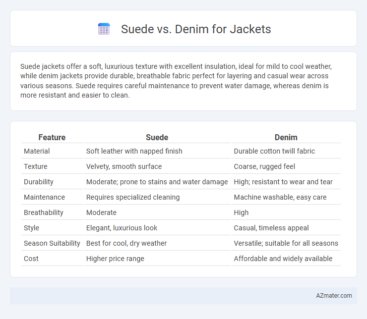 Suede vs. Denim for Jackets - What is The Difference?
