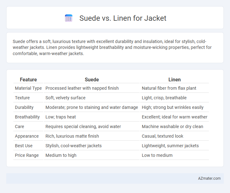 Suede vs. Linen for Jacket - What is The Difference?