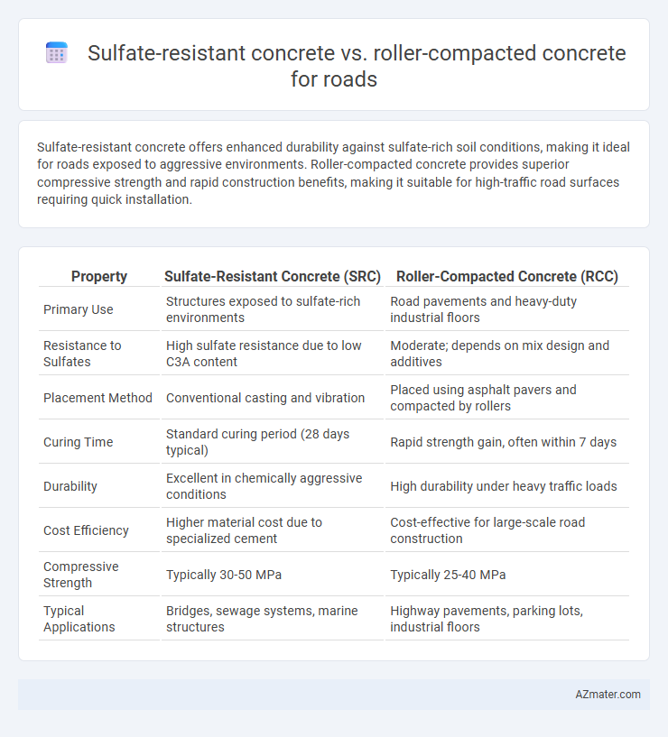 Sulfate-resistant concrete vs. roller-compacted concrete for roads - What is The Difference?