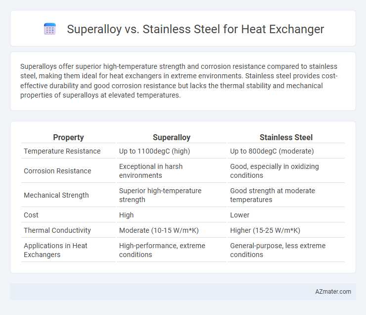 Superalloy vs. Stainless Steel for Heat Exchanger - What is The Difference?
