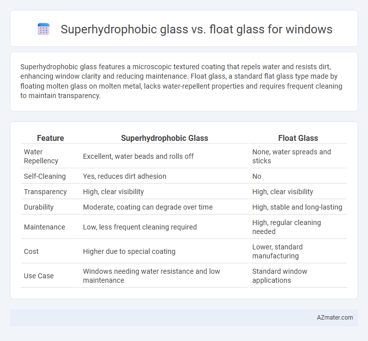Superhydrophobic glass vs. float glass for windows - What is The Difference?