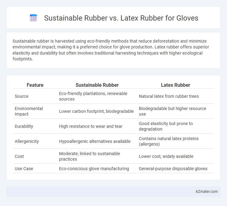 Sustainable Rubber vs. Latex Rubber for Gloves - What is The Difference?