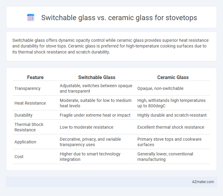 Switchable glass vs. ceramic glass for stovetops - What is The Difference?