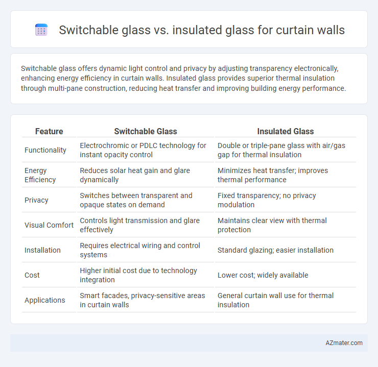 Switchable glass vs. insulated glass for curtain walls - What is The Difference?