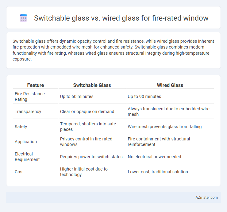 Switchable glass vs. wired glass for fire-rated window - What is The Difference?
