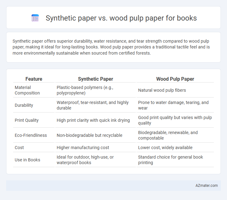Synthetic paper vs. wood pulp paper for books - What is The Difference?