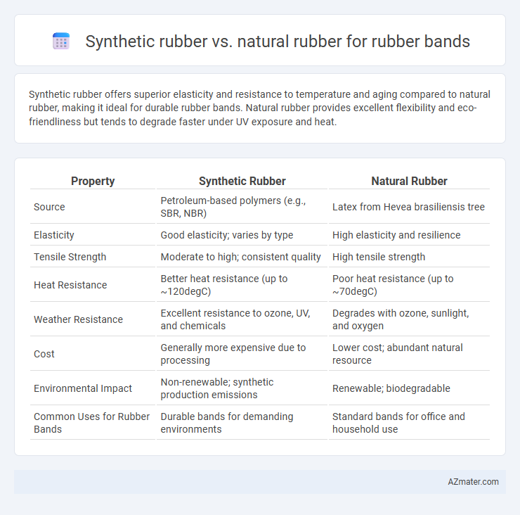 Synthetic rubber vs. natural rubber for rubber bands - What is The Difference?