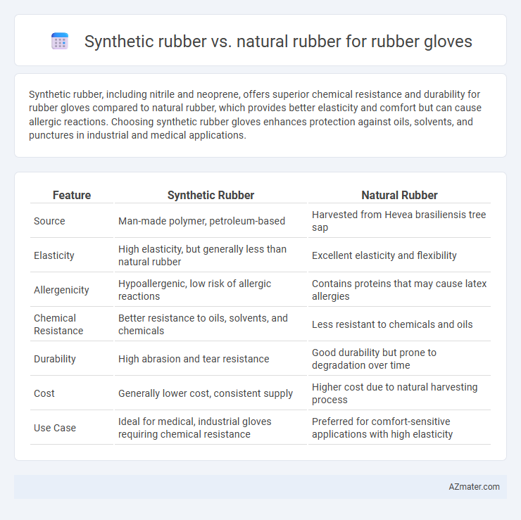 Synthetic rubber vs. natural rubber for rubber gloves - What is The Difference?