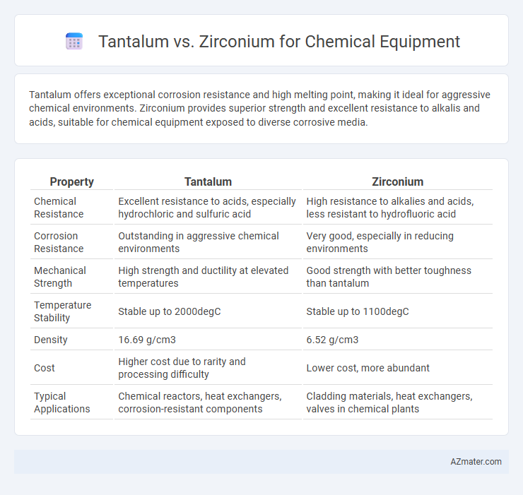 Tantalum vs. Zirconium for Chemical Equipment - What is The Difference?
