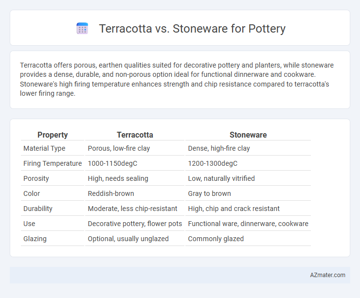 Terracotta vs. Stoneware for Pottery - What is The Difference?