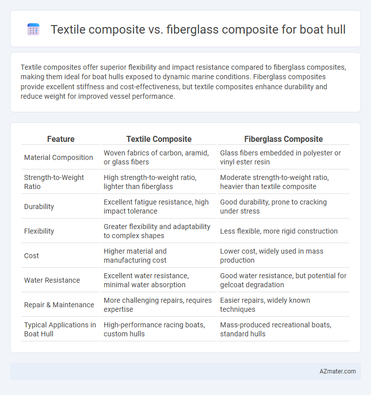 Textile composite vs. fiberglass composite for boat hull - What is The Difference?