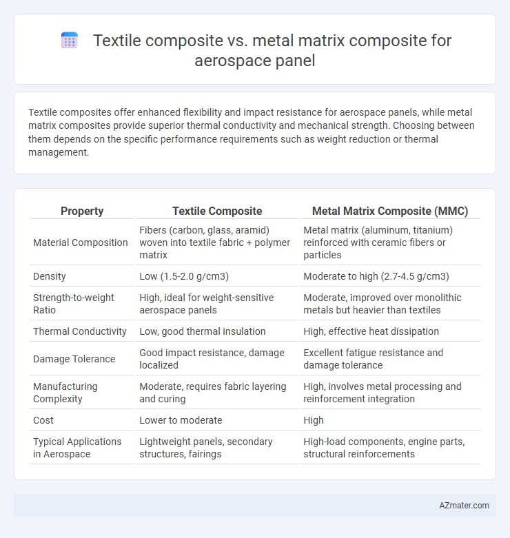Textile composite vs. metal matrix composite for aerospace panel - What is The Difference?