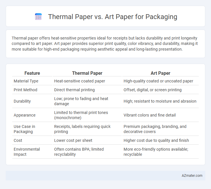 Thermal Paper vs. Art Paper for Packaging - What is The Difference?