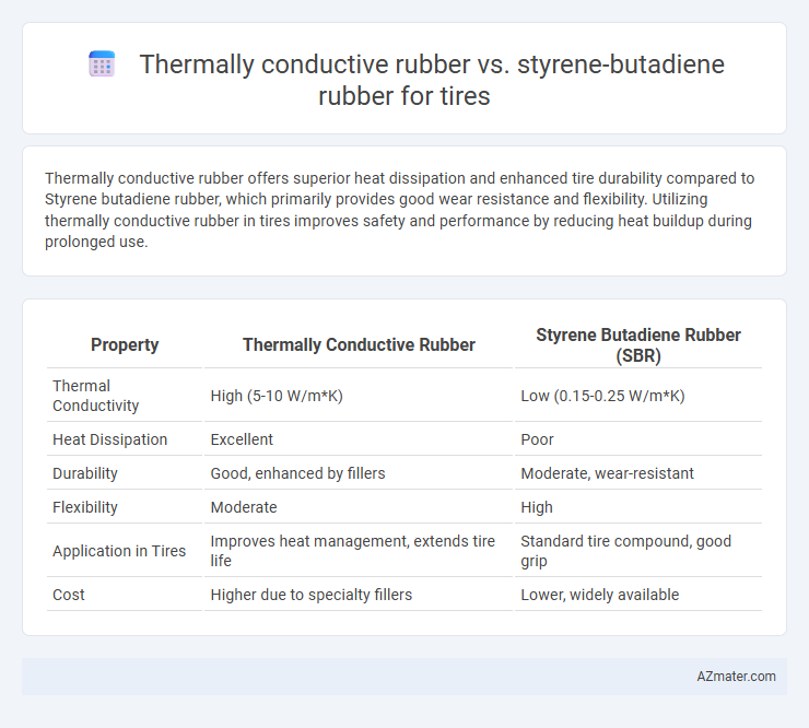 Thermally conductive rubber vs. styrene-butadiene rubber for tires - What is The Difference?