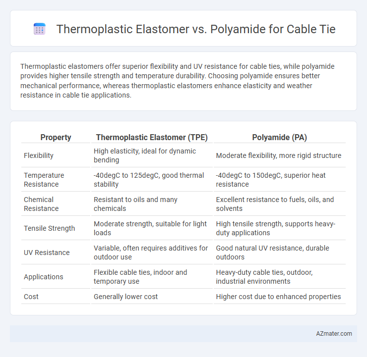 Thermoplastic Elastomer vs. Polyamide for Cable Tie - What is The Difference?
