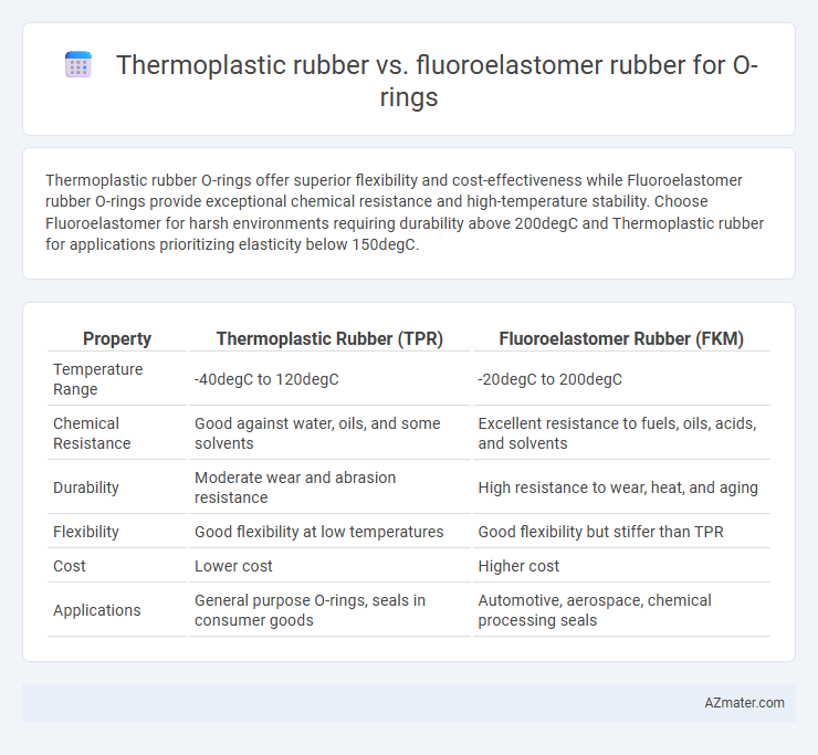 Thermoplastic rubber vs. fluoroelastomer rubber for O-rings - What is The Difference?