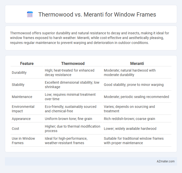 Thermowood vs. Meranti for Window Frames - What is The Difference?