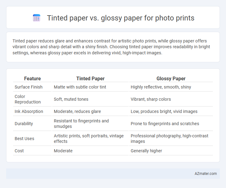 Tinted paper vs. glossy paper for photo prints - What is The Difference?