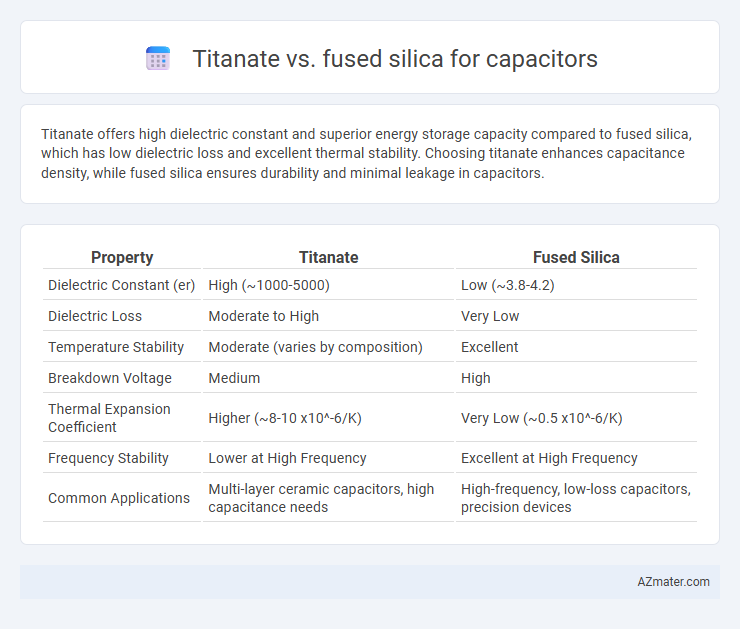 Titanate vs. fused silica for capacitors - What is The Difference?