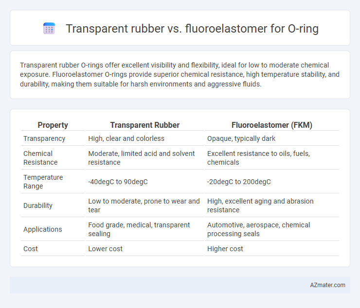 Transparent rubber vs. fluoroelastomer for O-ring - What is The Difference?