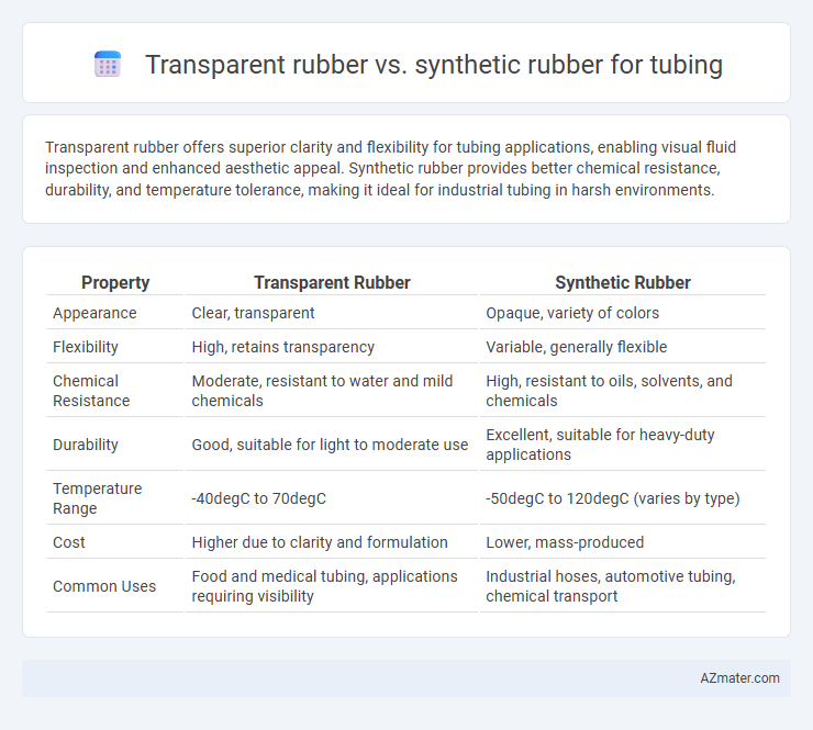 Transparent rubber vs. synthetic rubber for tubing - What is The Difference?