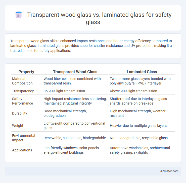Transparent wood glass vs. laminated glass for safety glass - What is The Difference?