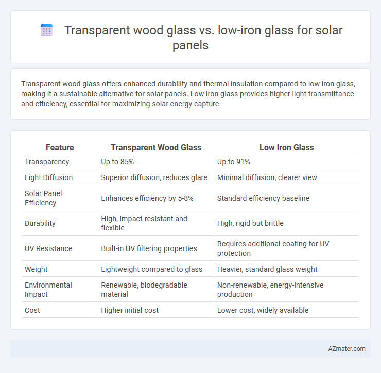 Transparent wood glass vs. low-iron glass for solar panels - What is The Difference?