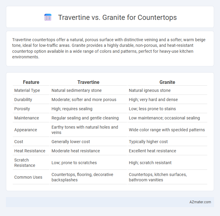 Travertine vs. Granite for Countertops - What is The Difference?