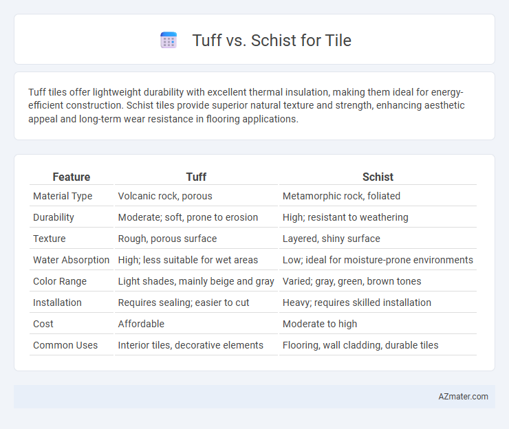 Tuff vs. Schist for Tile - What is The Difference?