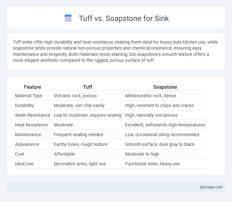 Tuff vs. Soapstone for Sink - What is The Difference?
