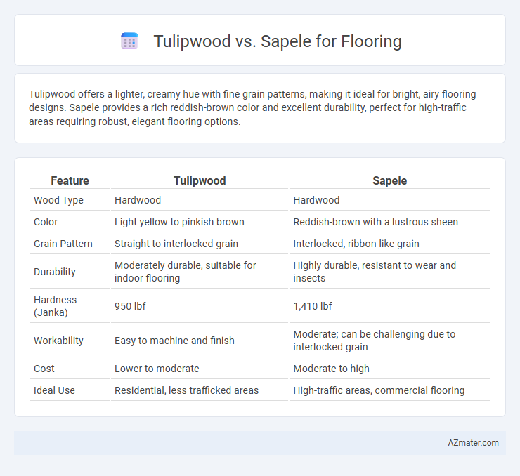 Tulipwood vs. Sapele for Flooring - What is The Difference?