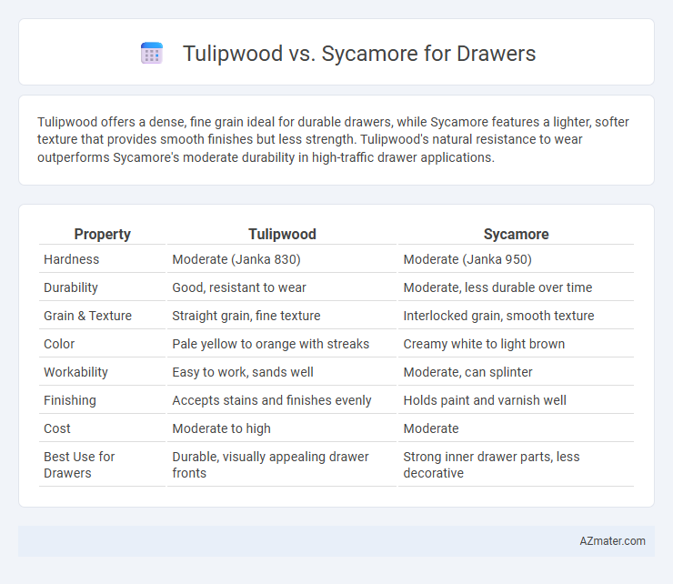 Tulipwood vs. Sycamore for Drawers - What is The Difference?
