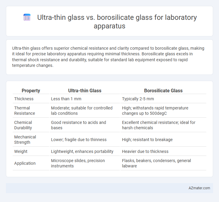Ultra-thin glass vs. borosilicate glass for laboratory apparatus - What is The Difference?