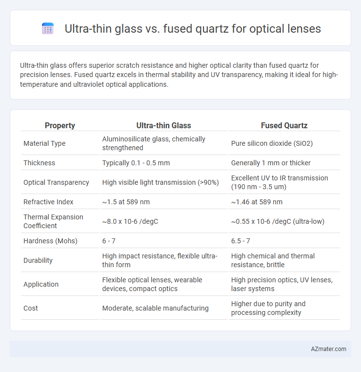 Ultra-thin glass vs. fused quartz for optical lenses - What is The Difference?