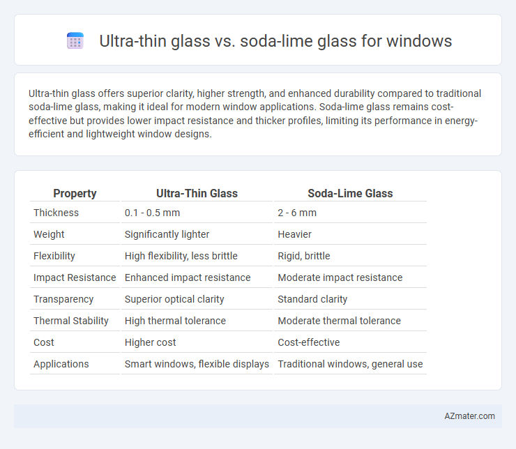 Ultra-thin glass vs. soda-lime glass for windows - What is The Difference?