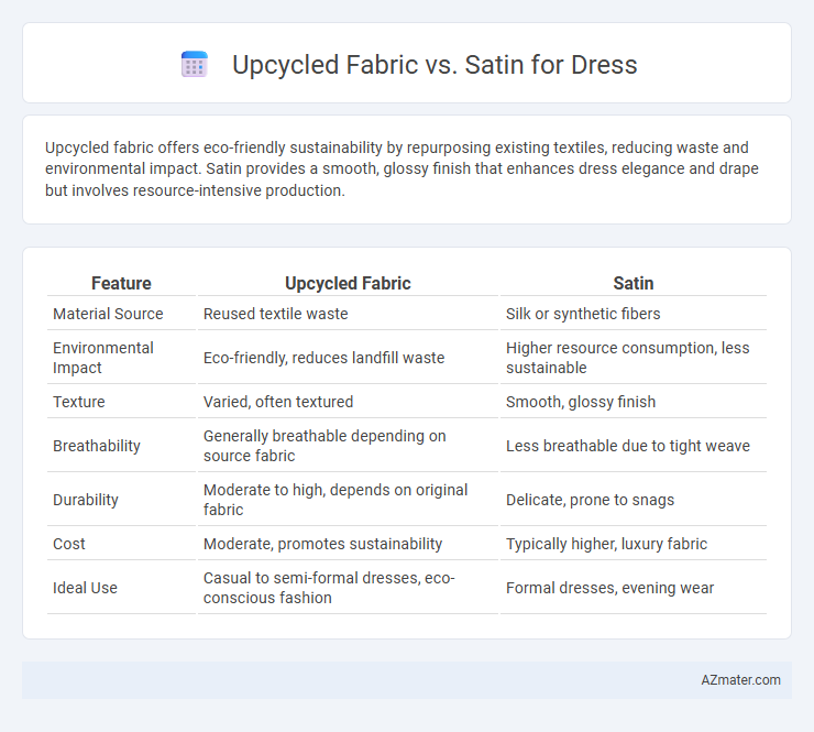 Upcycled Fabric vs. Satin for Dress - What is The Difference?