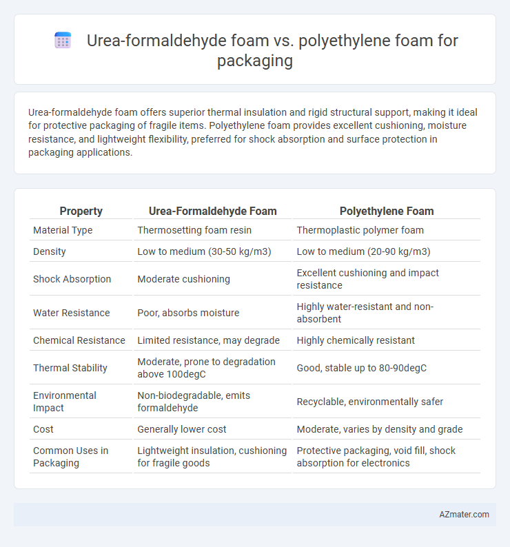 Urea-formaldehyde foam vs. polyethylene foam for packaging - What is The Difference?