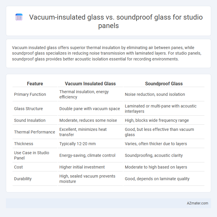 Vacuum-insulated glass vs. soundproof glass for studio panels - What is The Difference?