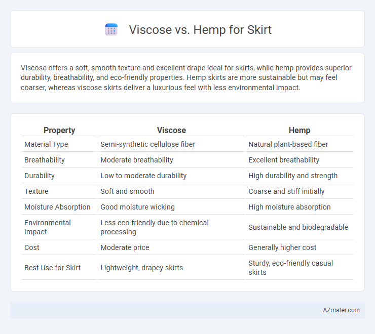 Viscose vs. Hemp for Skirt - What is The Difference?
