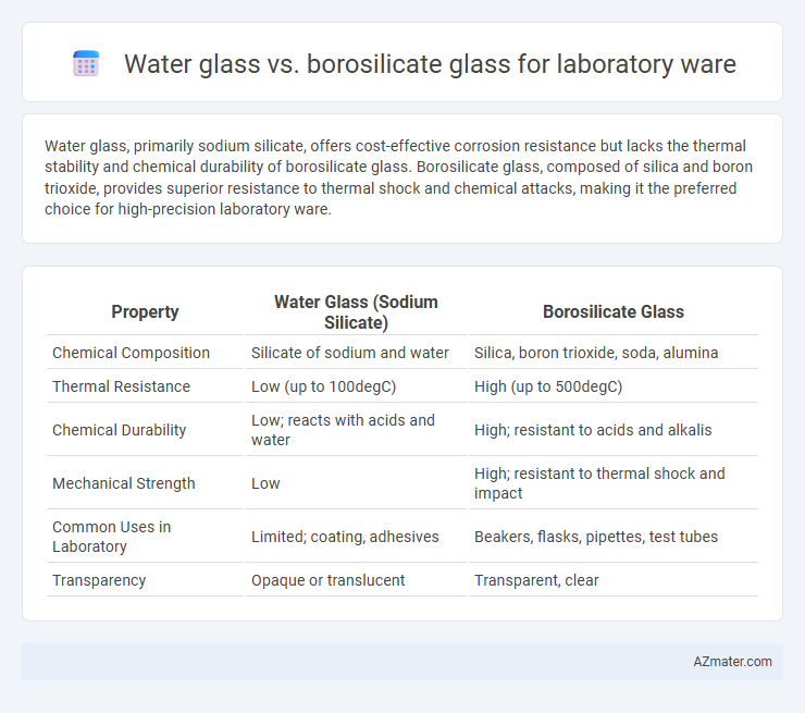 Water glass vs. borosilicate glass for laboratory ware - What is The Difference?